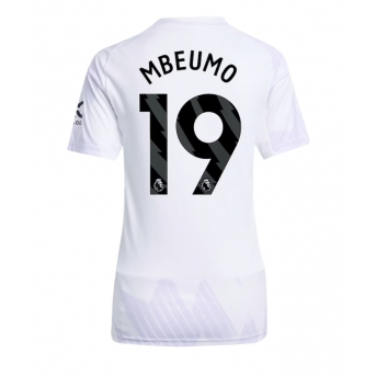 Billige Fotballdrakt Manchester United Bryan Mbeumo #19 Replika Bortedrakt Dame 2025-26 Kortermet